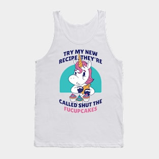 FUNNY CUPCAKE UNICORN Tank Top